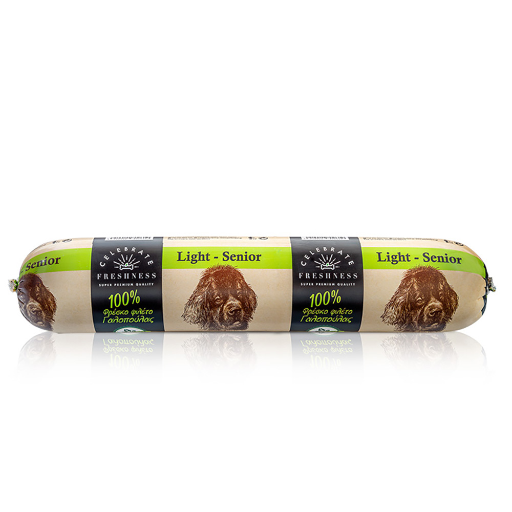 Celebrate Freshness Salami Senior Dog Light Pure Turkey Fillet 800gr