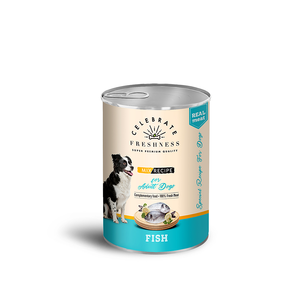 Ψάρι σε ζελέ για ενήλικους σκύλους 400gr