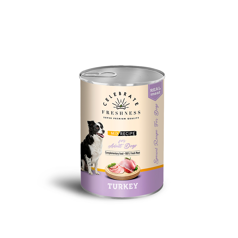 Γαλοπούλα σε ζελέ για ενήλικους σκύλους 400gr